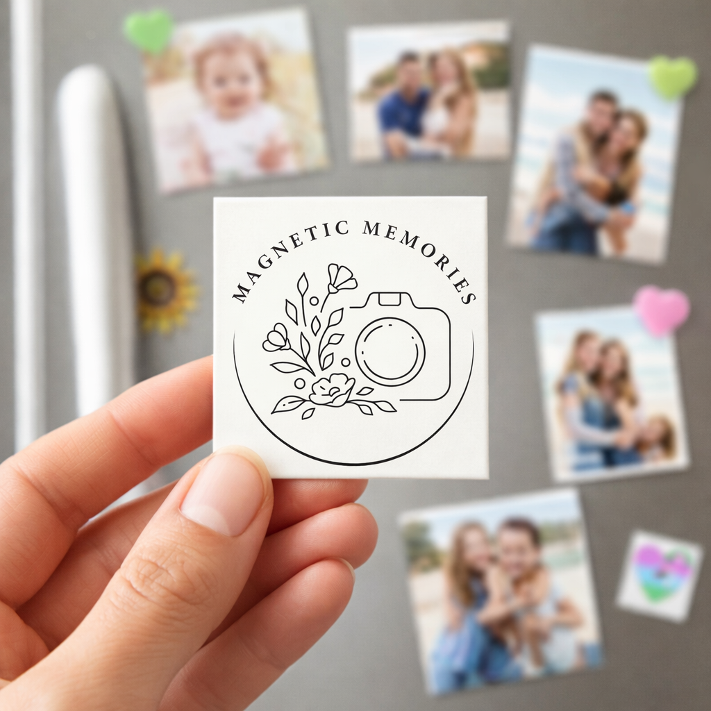 Custom Square Photo Magnets